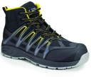 Chaussures de sécurité Haute ALUNI S3 Noir Jaune - réf. 9ALU1600