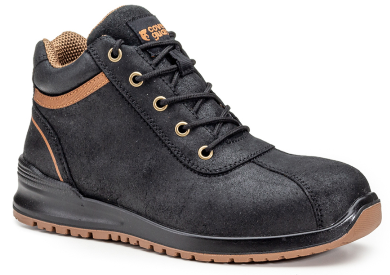 Chaussures de sécurité S3 IOLITE Haute Femme Cuir Noir - réf. 9IOLH100