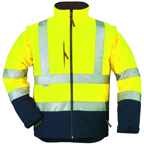 Veste softshell STATION HV jaune