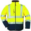 Veste softshell STATION HV jaune