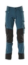 Pantalon, poches genouillères, stretch  ADVANCED  - réf.  17179 - bleu