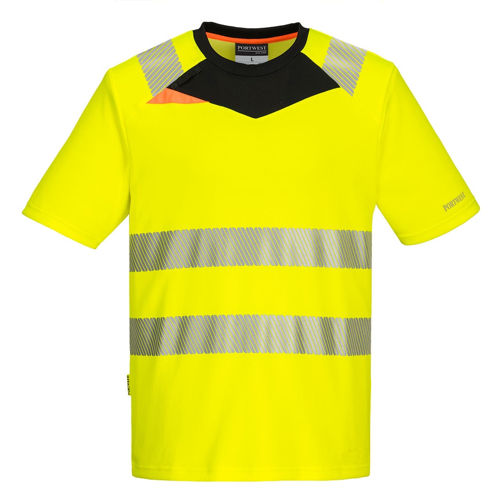 Tee-Shirt DX4 HV - réf DX413 (orange / noir, S)
