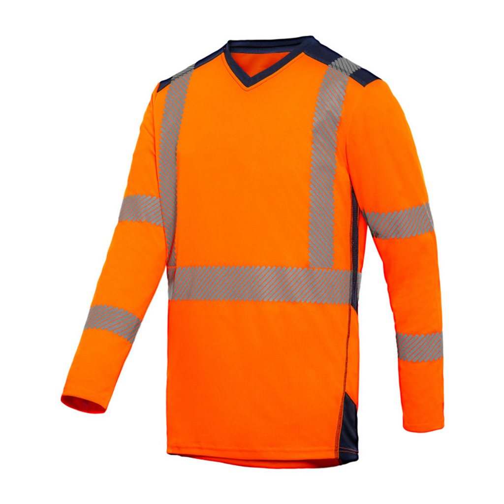 Tee-shirt BALI Manches Longues - ref. TSHIRBALI9RM (rouge fluo, S)