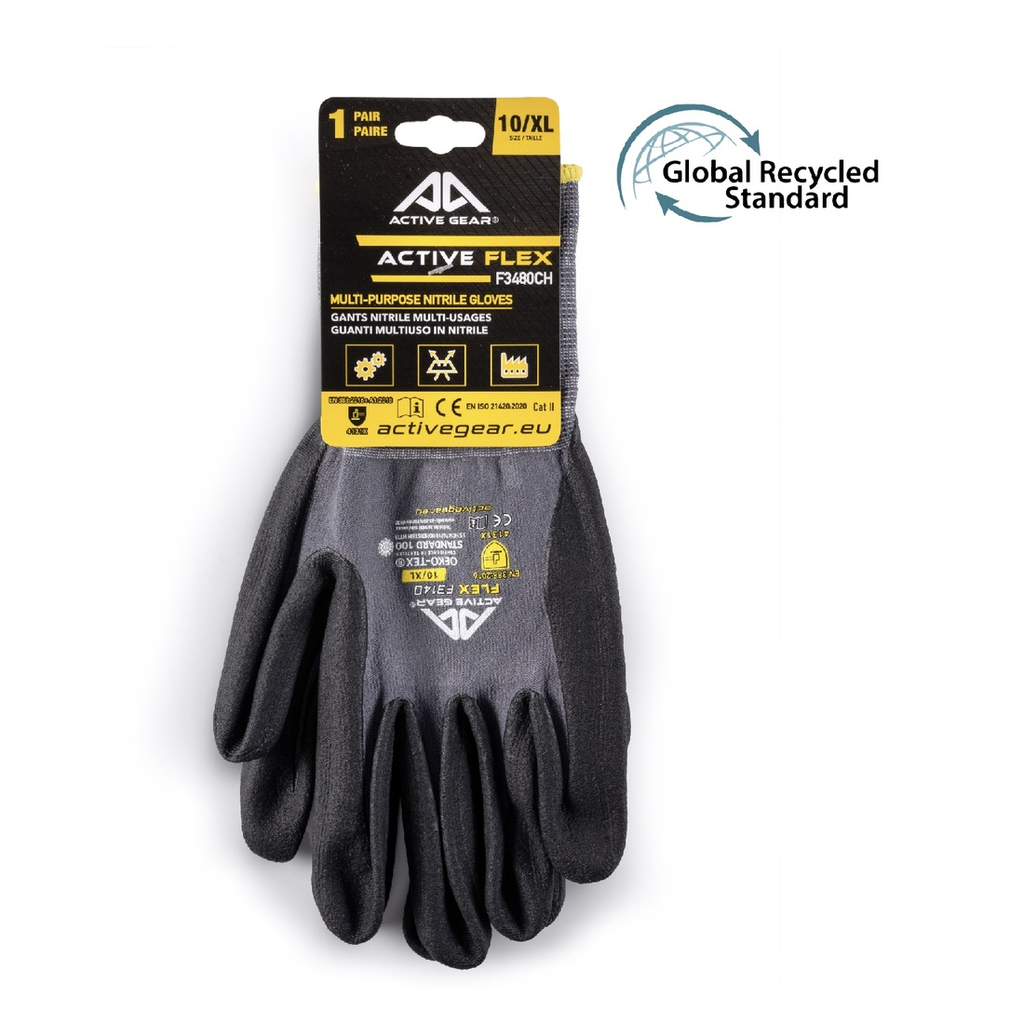 Gants de travail FLEX (boite de 12) - réf. F3480CH (T7)